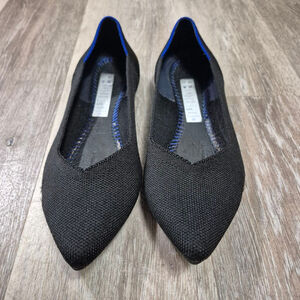 Rothy's Black and Blue Flats